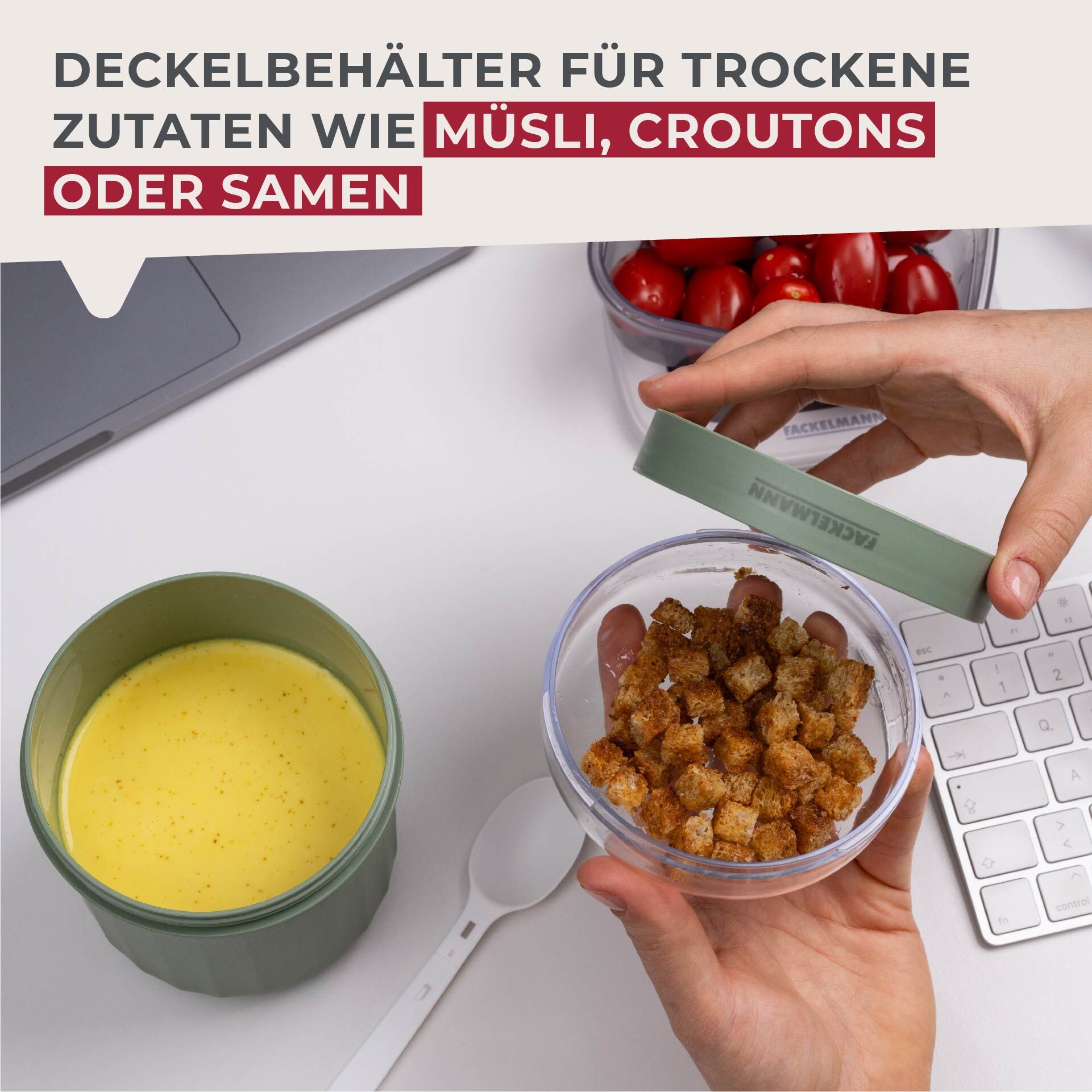 Kubek Müsli-To-Go z łyżką – idealny na każdy posiłek