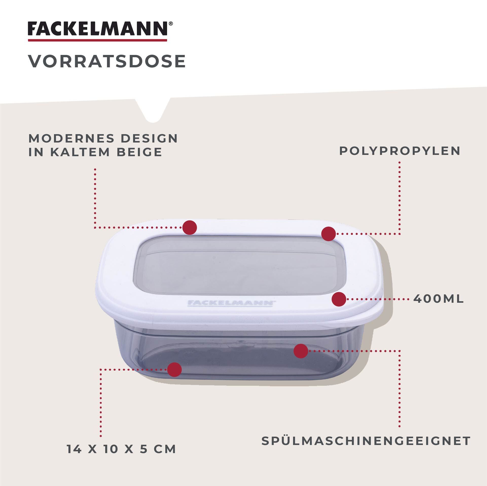 Pojemnik na przekąski Be The Move – styl i funkcjonalność w jednym