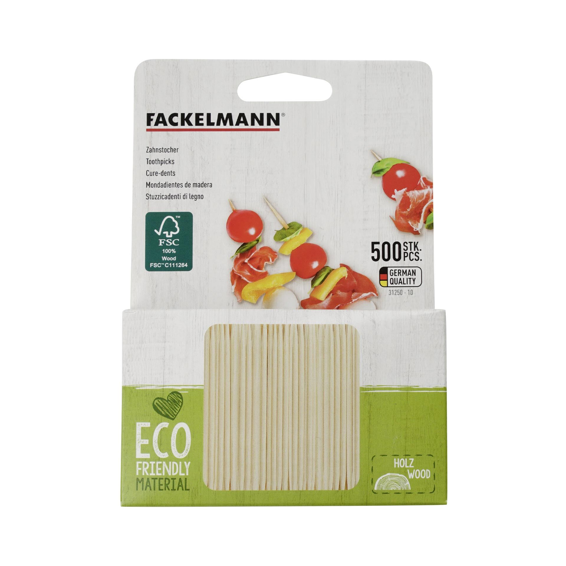 Ekologiczne wykałaczki z brzozy FSC™ – idealne do przekąsek