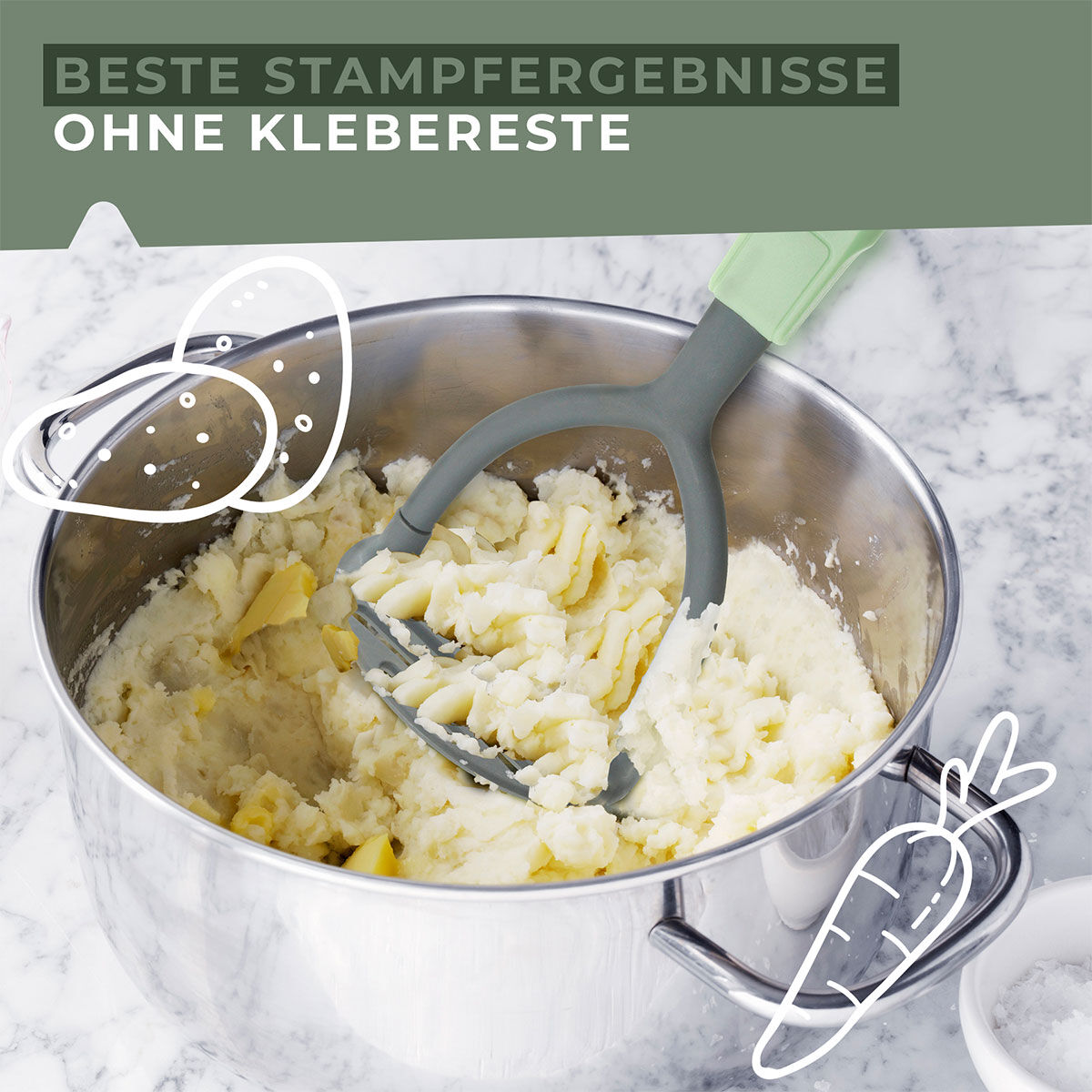 Tłuczek do ziemniaków Ecolution – ekologiczne i wygodne gotowanie