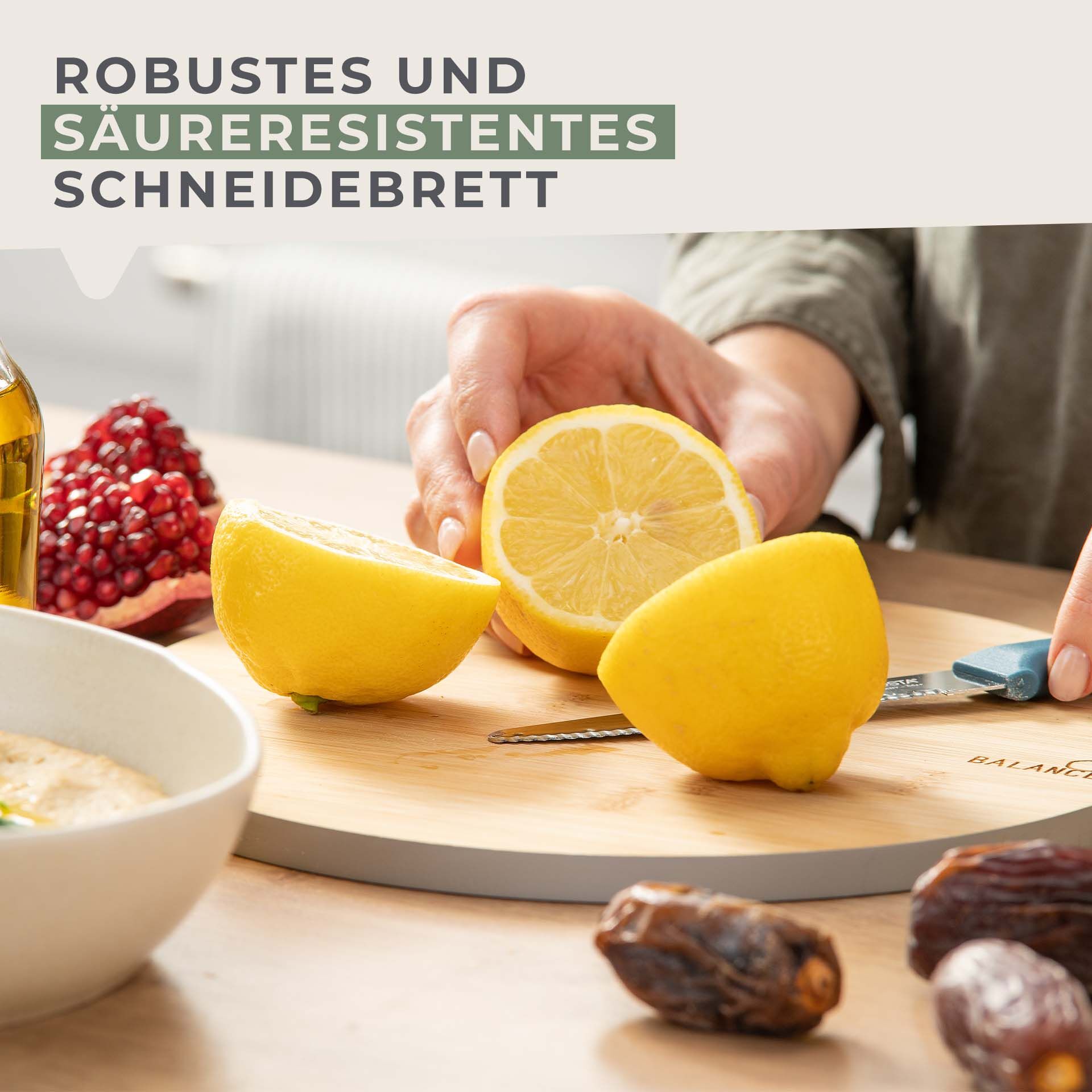 Okrągła deska do krojenia Balance – wszechstronność i trwałość