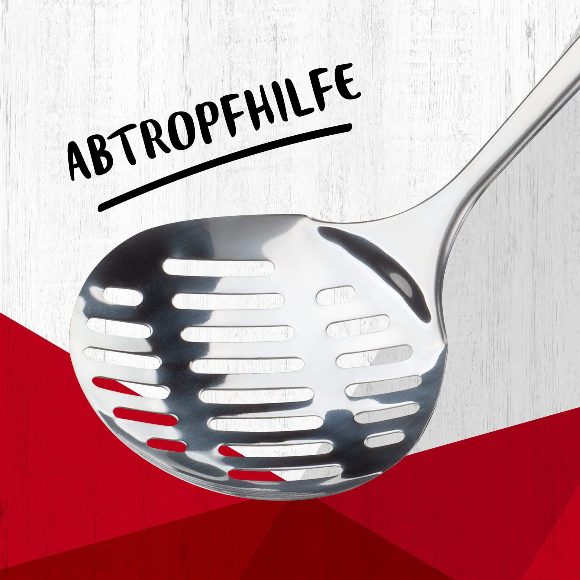 Elegancka łyżka do odcedzania ze stali nierdzewnej - idealny pomocnik w kuchni