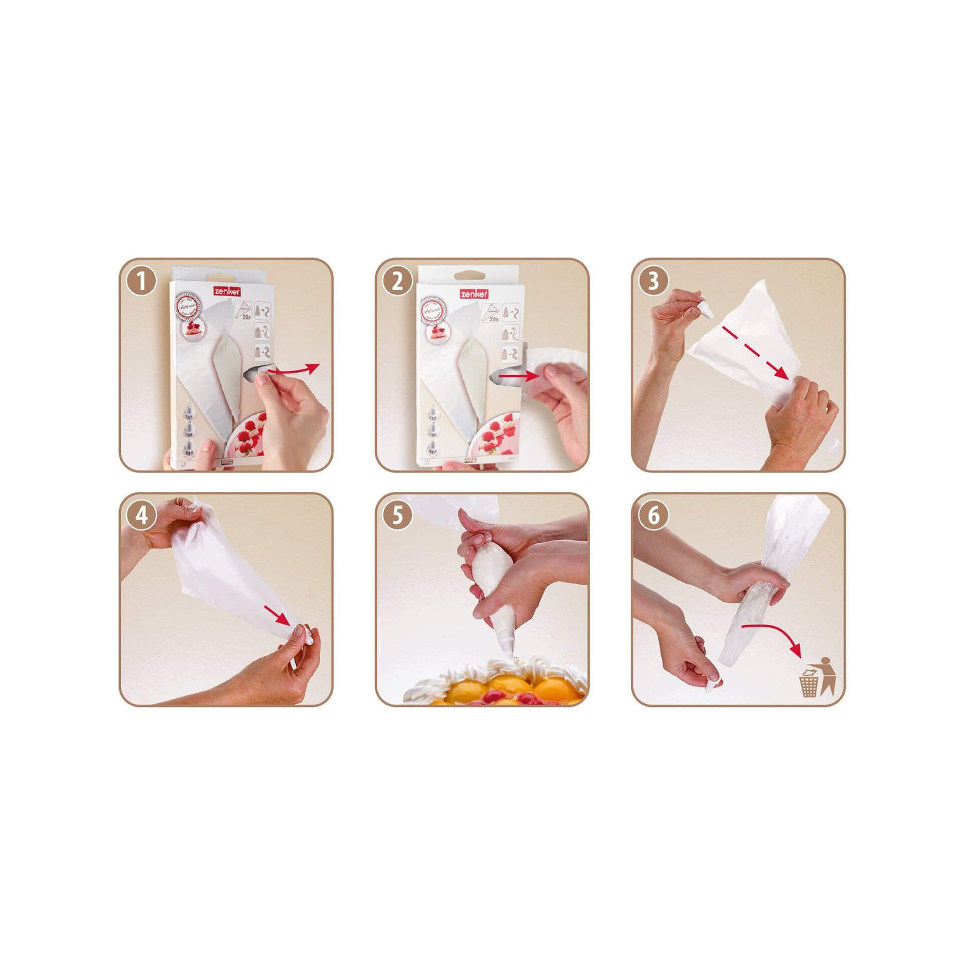 Jednorazowe worki cukiernicze z końcówkami – idealne do dekoracji