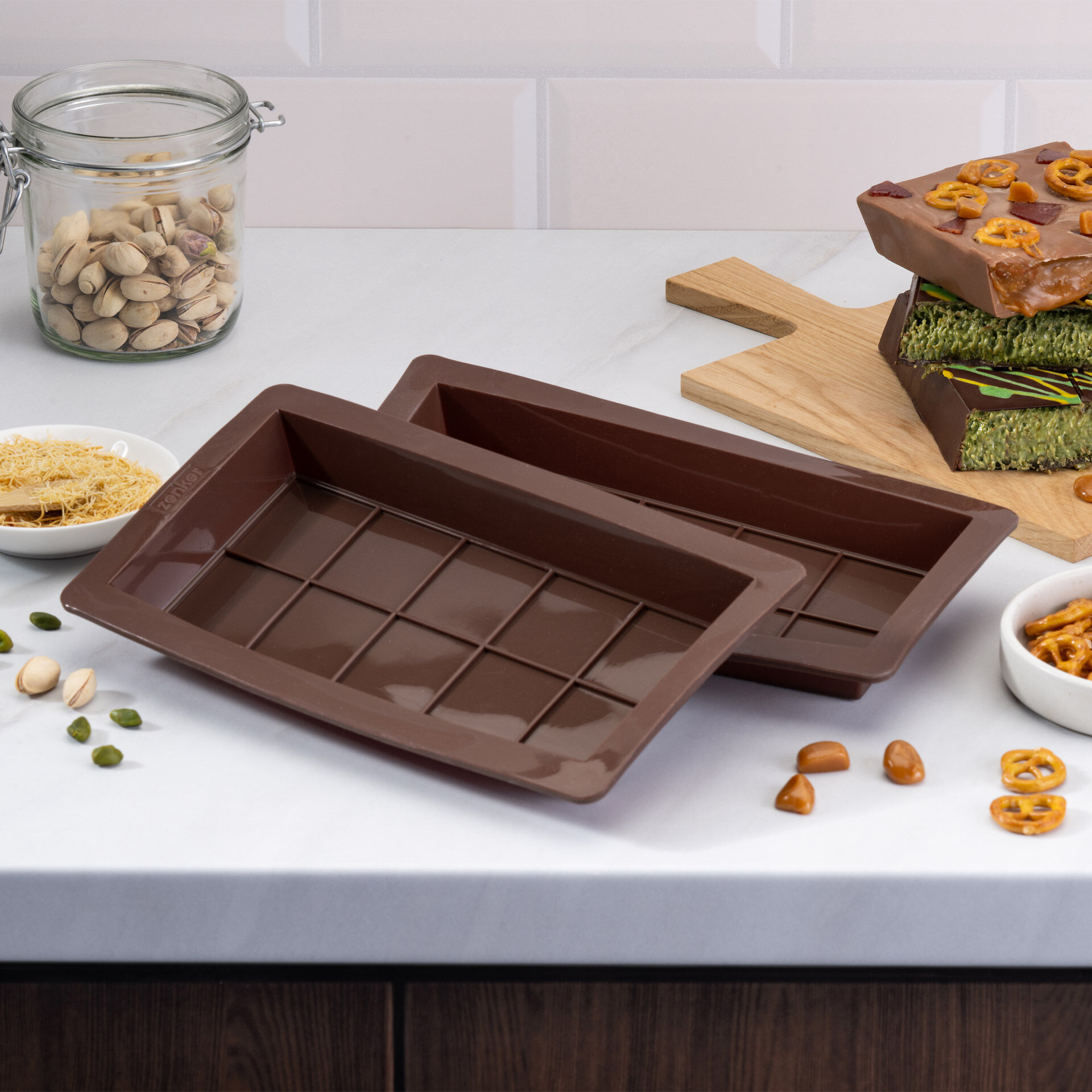 Forma silikonowa do czekolady Dubai - łatwe przygotowanie pysznych słodkości