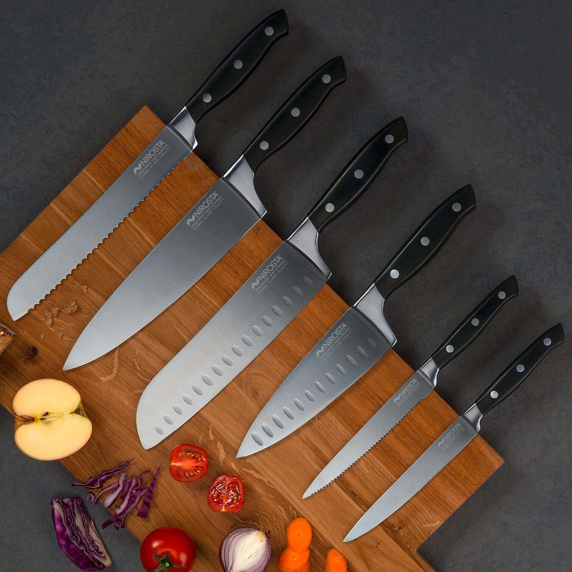 Noż Santoku Trinity 20 cm – precyzyjne krojenie w Twojej kuchni