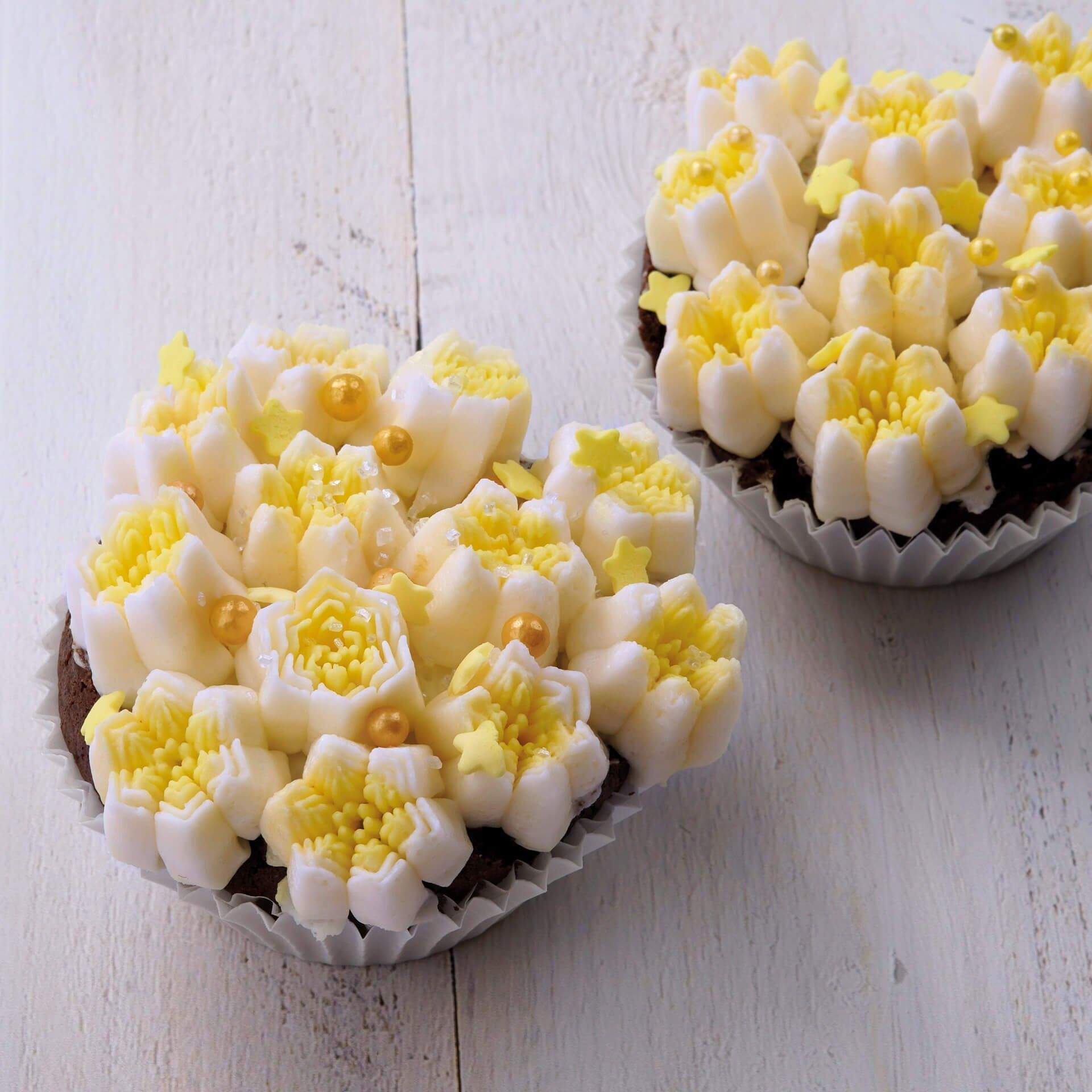 Końcówka dekoracyjna w kształcie gwiazdy z 4 workami do dekoracji