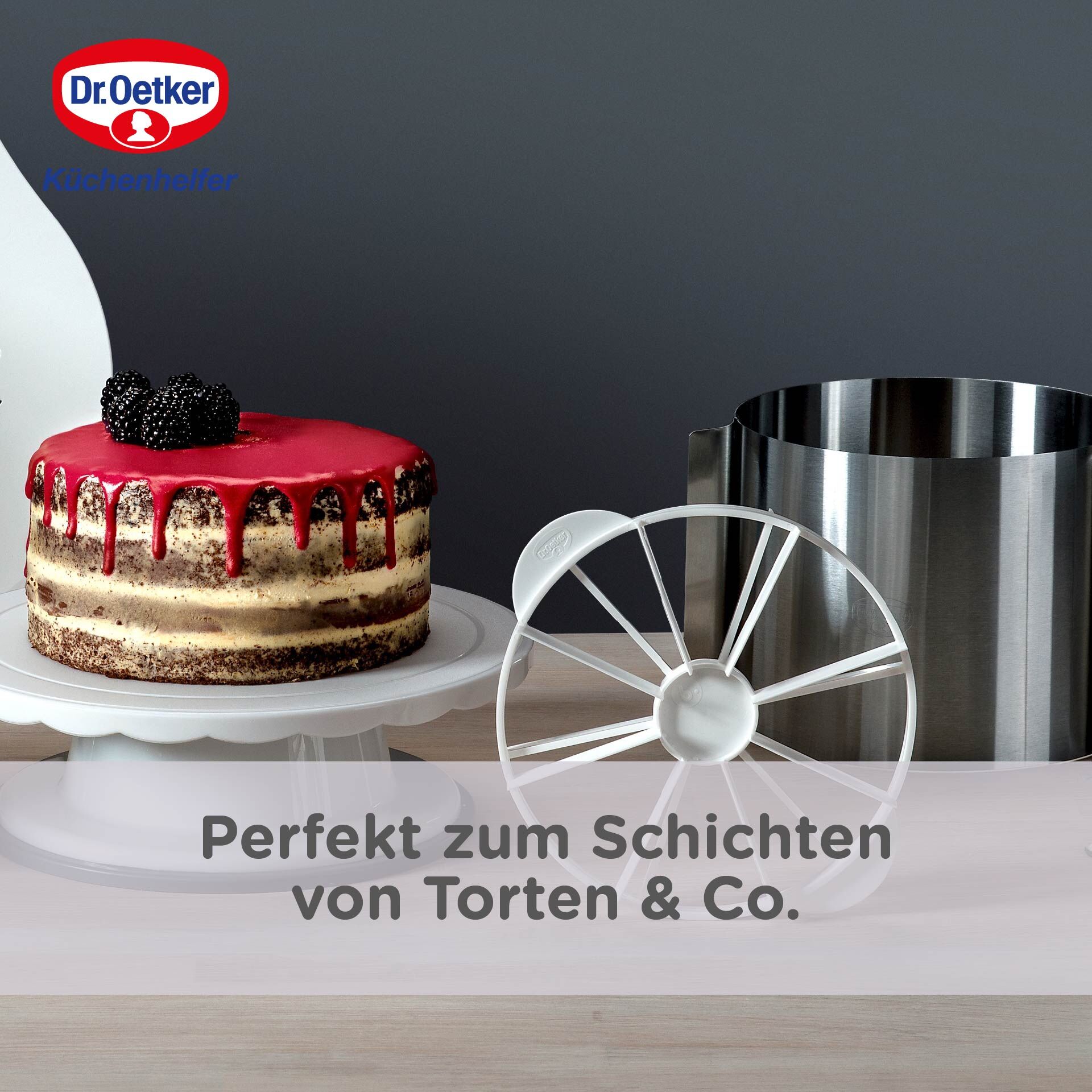 Regulowany pierścień do tortów 15 cm - idealny do warstwowych wypieków