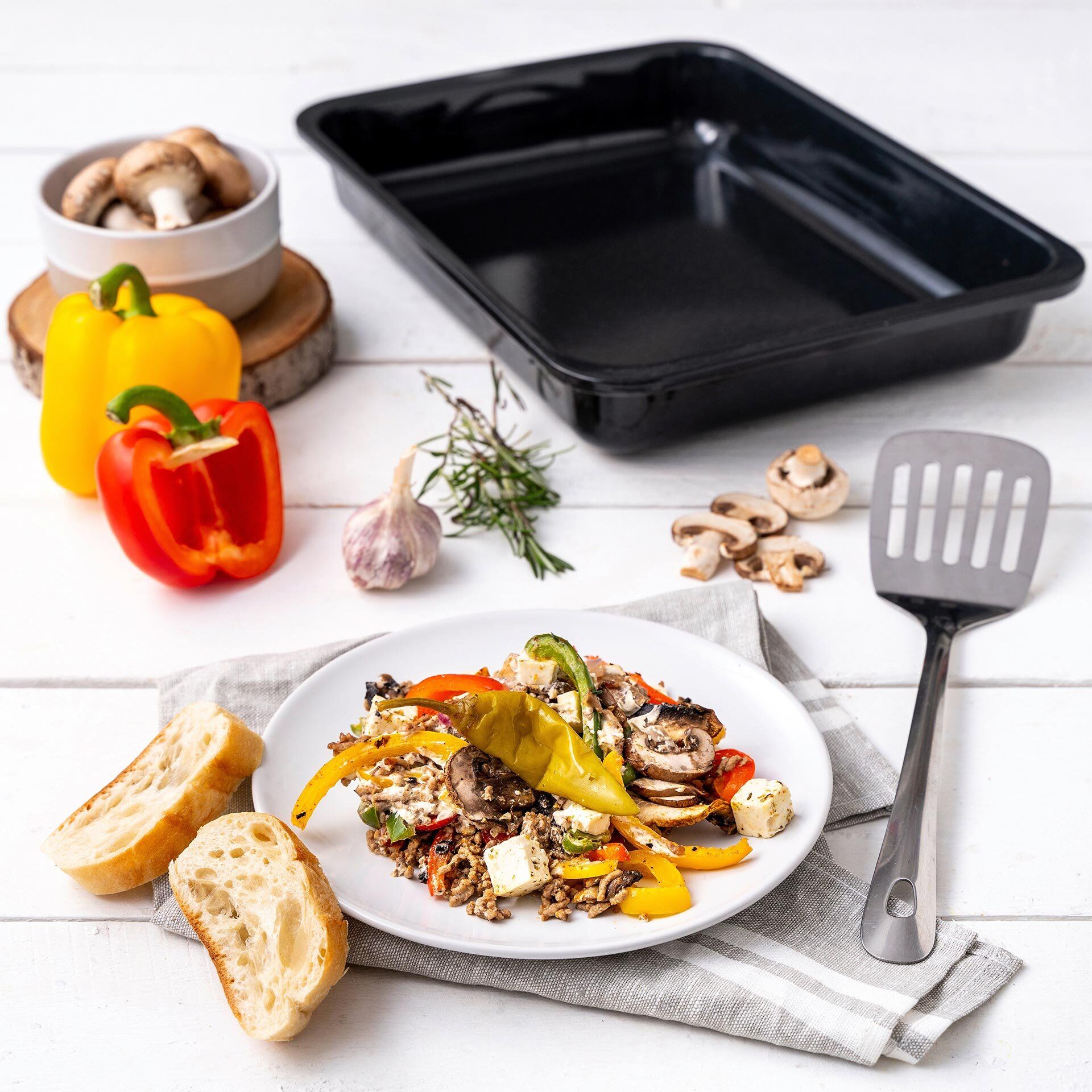 Prostokątna forma do pieczenia - idealna do zapiekanek