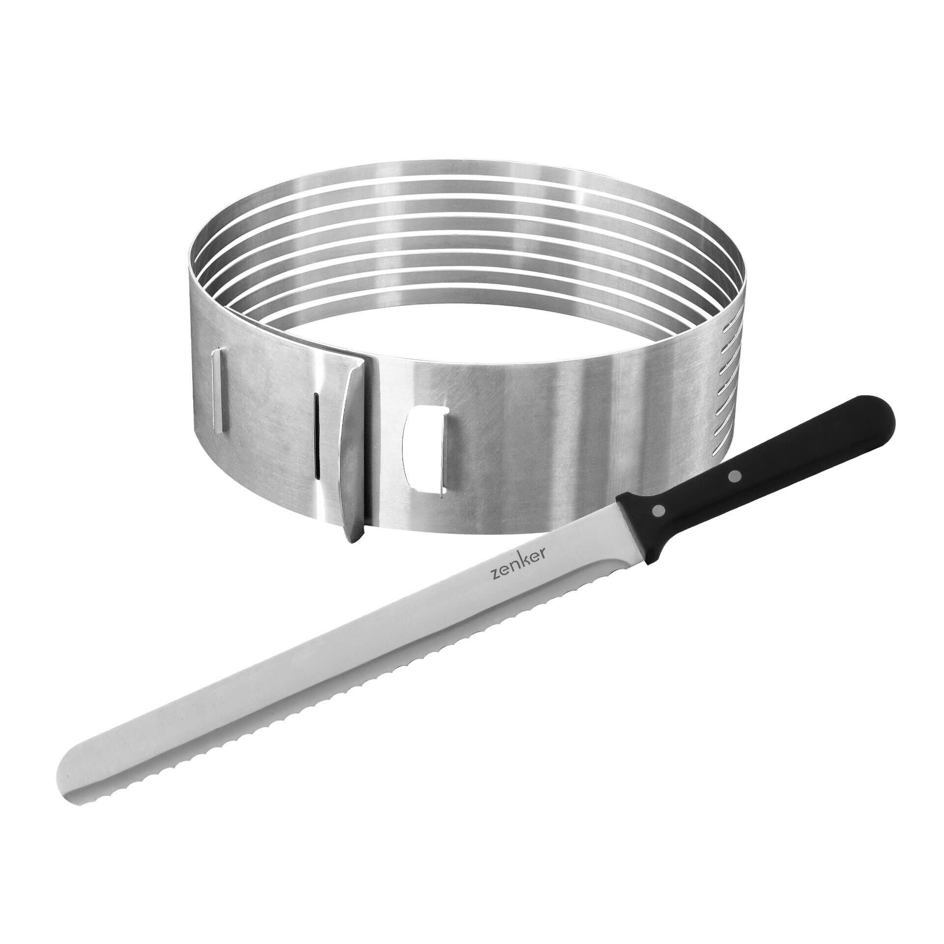 Pomoc do krojenia spodu tortu z nożem cukierniczym – profesjonalne ciasta w zasięgu ręki