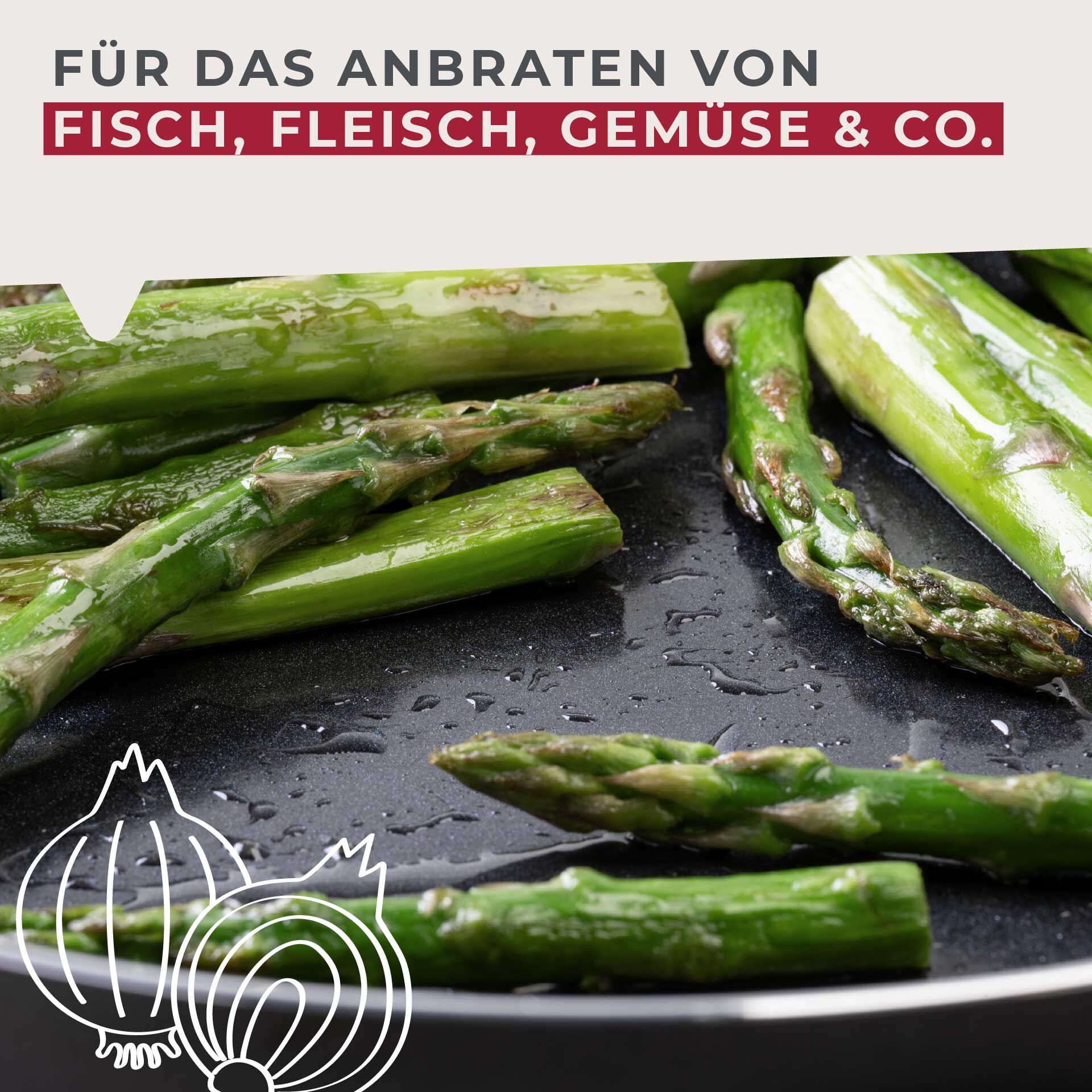 Patelnia ceramiczna Brandao 28 cm – komfort smażenia