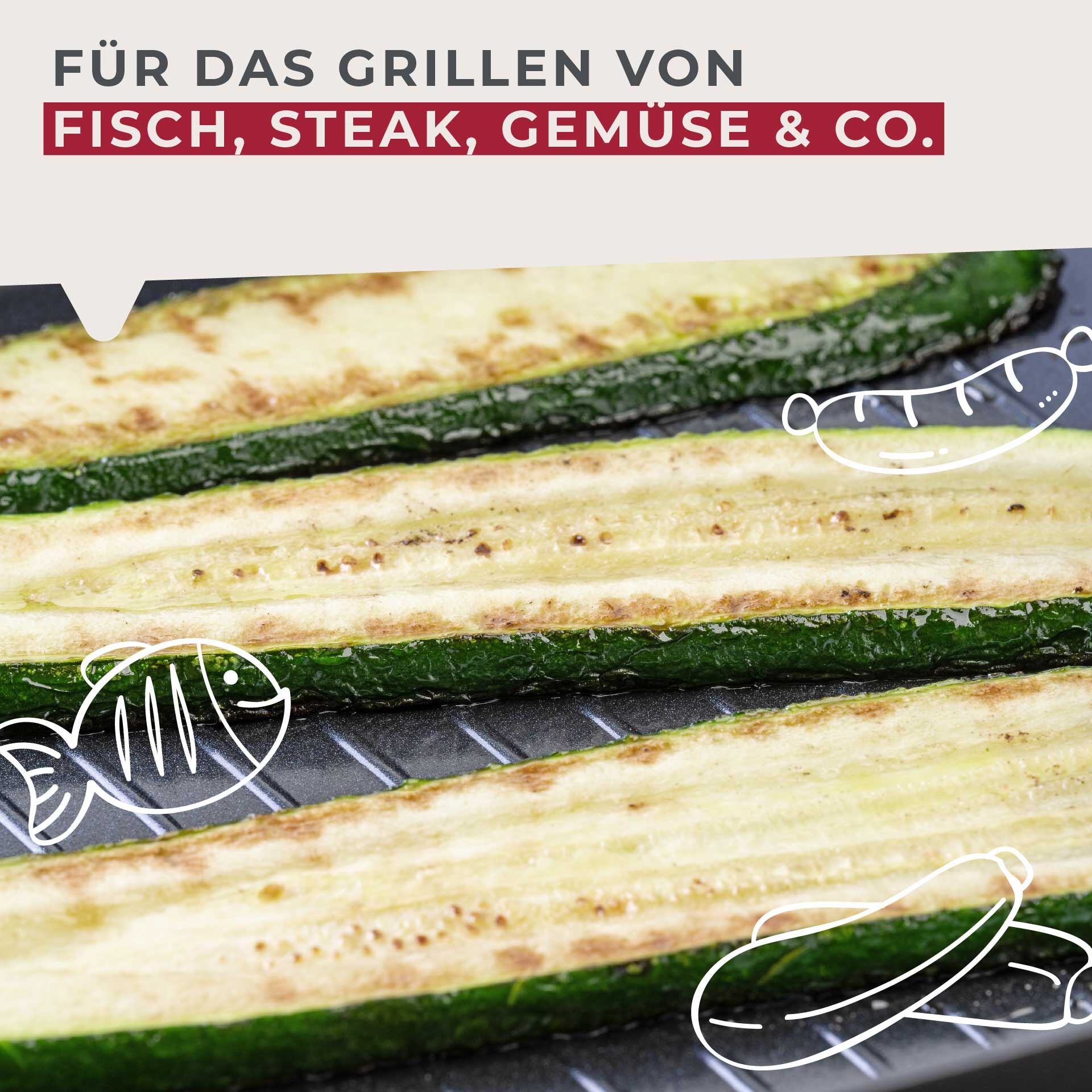 Patelnia grillowa Brandao – grillowanie w Twojej kuchni