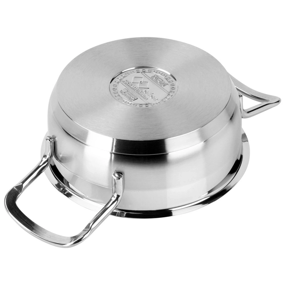 Garnek stalowy z pokrywką ANETT 14 cm, 700 ml
