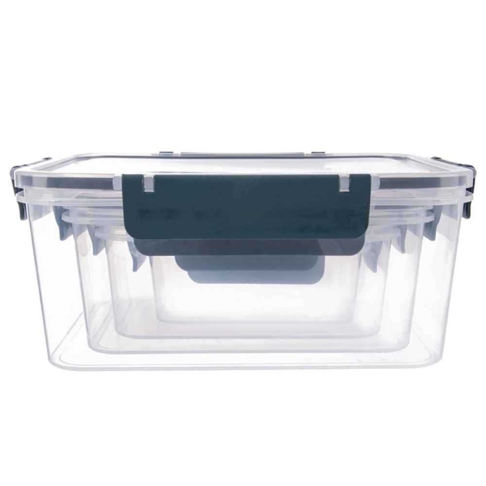 Pojemniki na żywność z pokrywką i uszczelką 4 szt.