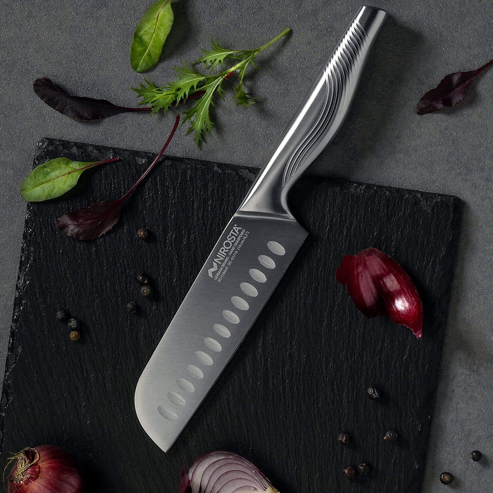 Nóż Santoku 16 cm ze stali nierdzewnej Nirosta
