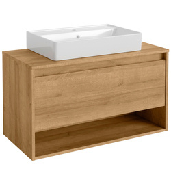 Szafka pod umywalkę + umywalka ceramiczna 61 cm Fackelmann