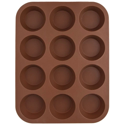 Forma do muffinek silikonowa brązowa SILLINIE