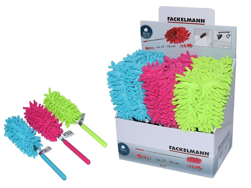 Miotełka do kurzu teleskopowa, szczotka z mikrofibry 27-76 cm FACKELMANN 63853