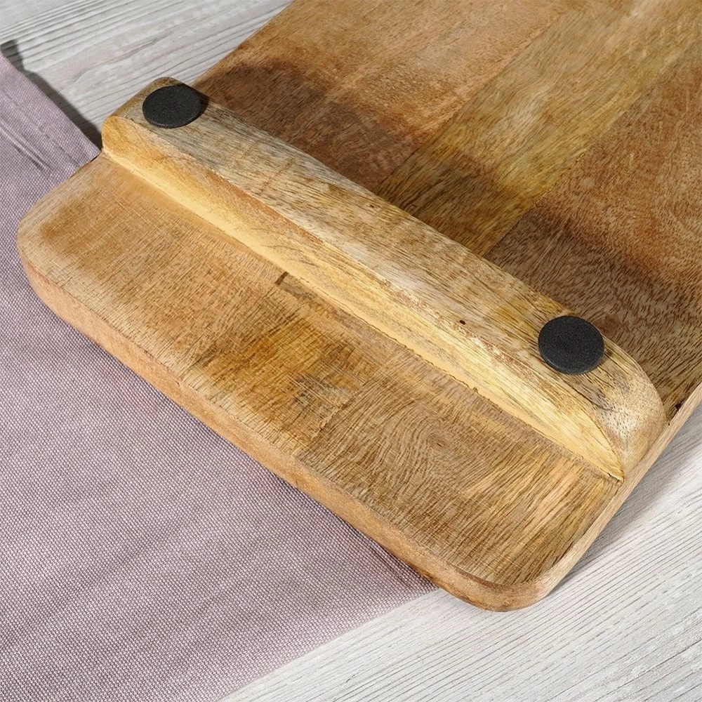 Deska do serwowania drewniana na nóżkach MANGO 50x21 cm