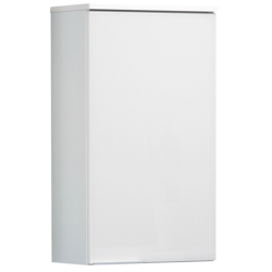 Szafka łazienkowa biała, 1-drzwiowa, 2 półki Kara