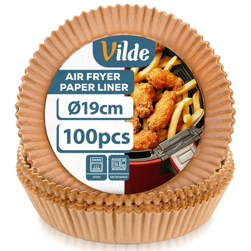 Wkład do frytkownicy beztłuszczowej Air Fryer papierowy 19 cm 100 szt.