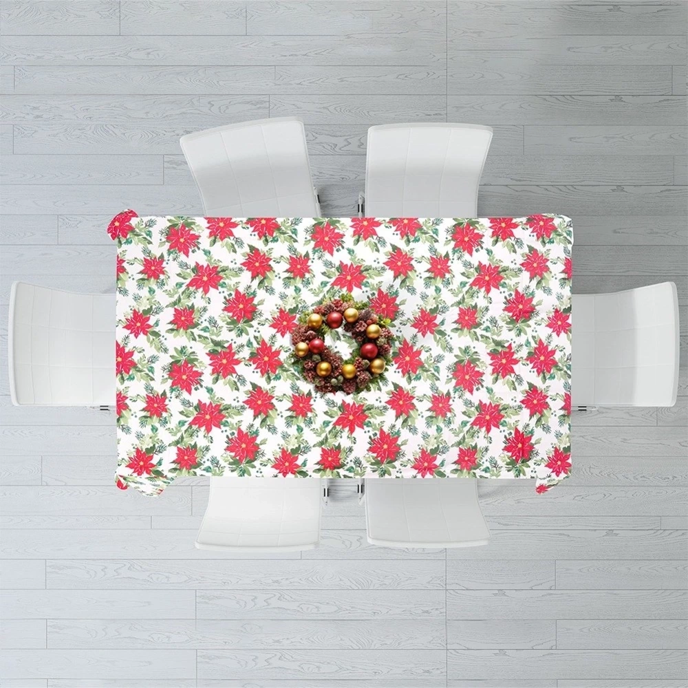 Obrus świąteczny plamoodporny 220x150 cm