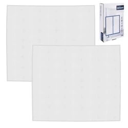 Moskitiera na okno biała 150x130 cm 2 szt.