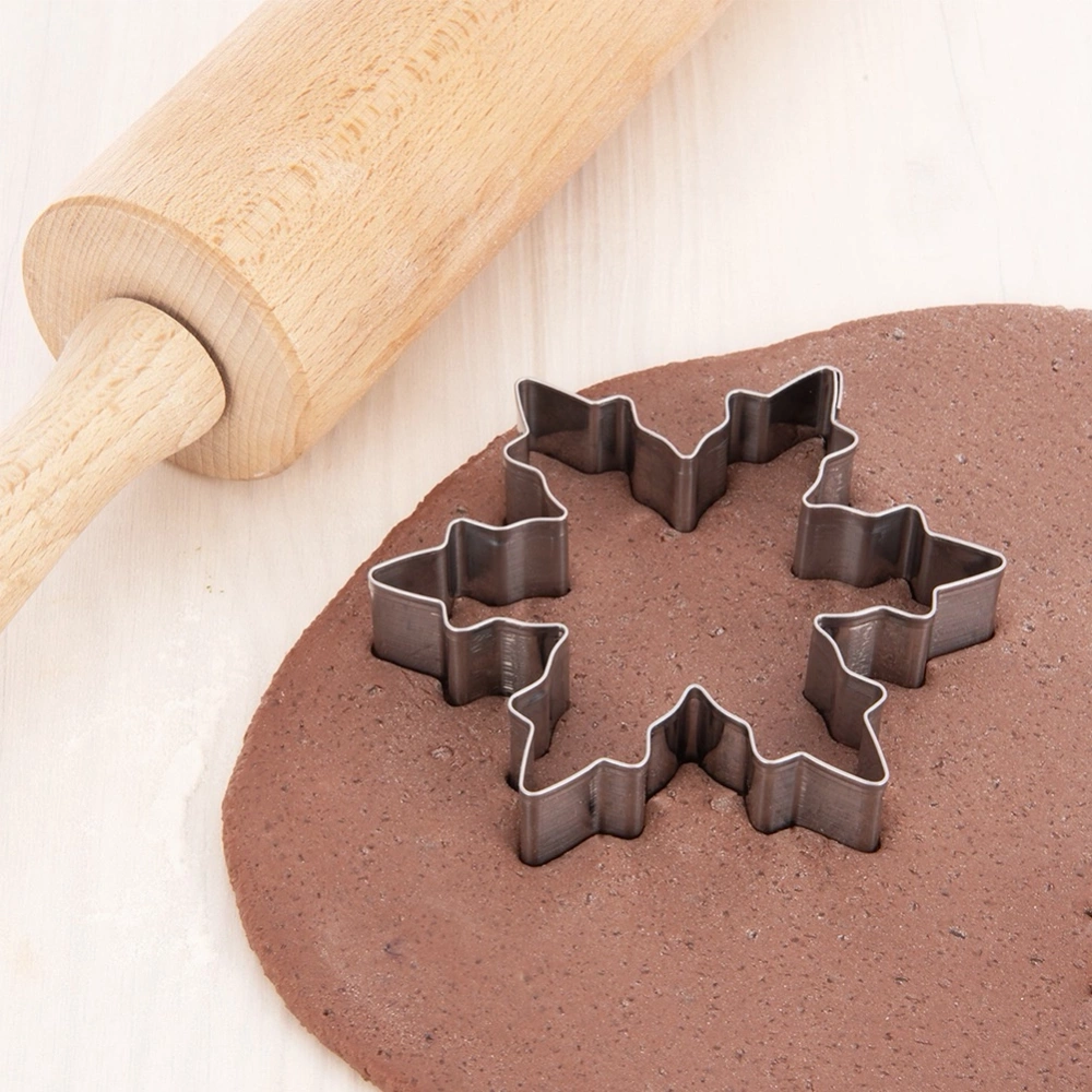 Wykrawacz do ciastek stalowy płatek śniegu 10 cm