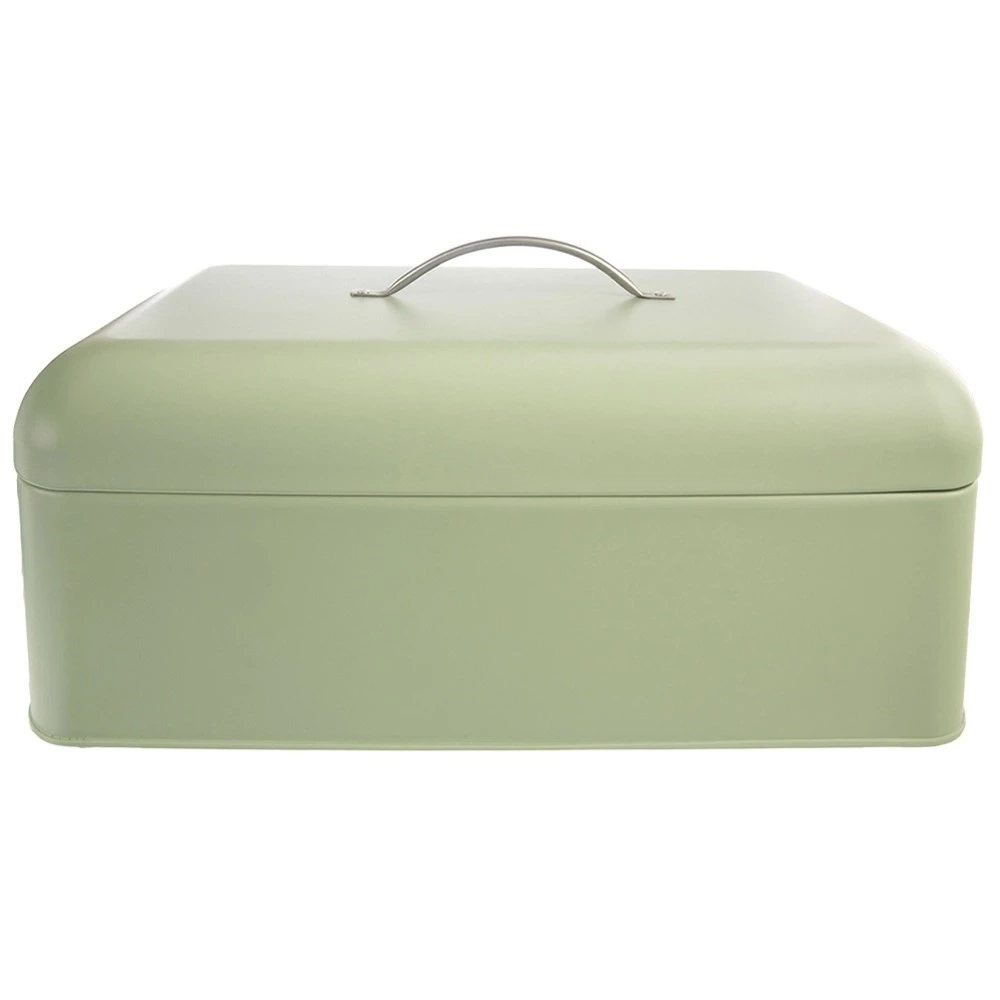 Chlebak metalowy zielony GREENISH 42,5x23x20 cm