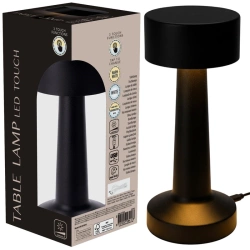 Lampka stołowa czarna 21 LED 21 cm