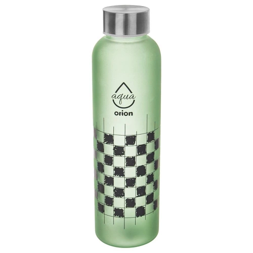 Butelka na wodę szklana zielona 600 ml