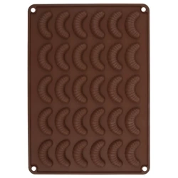 Forma do ciastek silikonowa pomarańczowa rogaliki SILLINIE