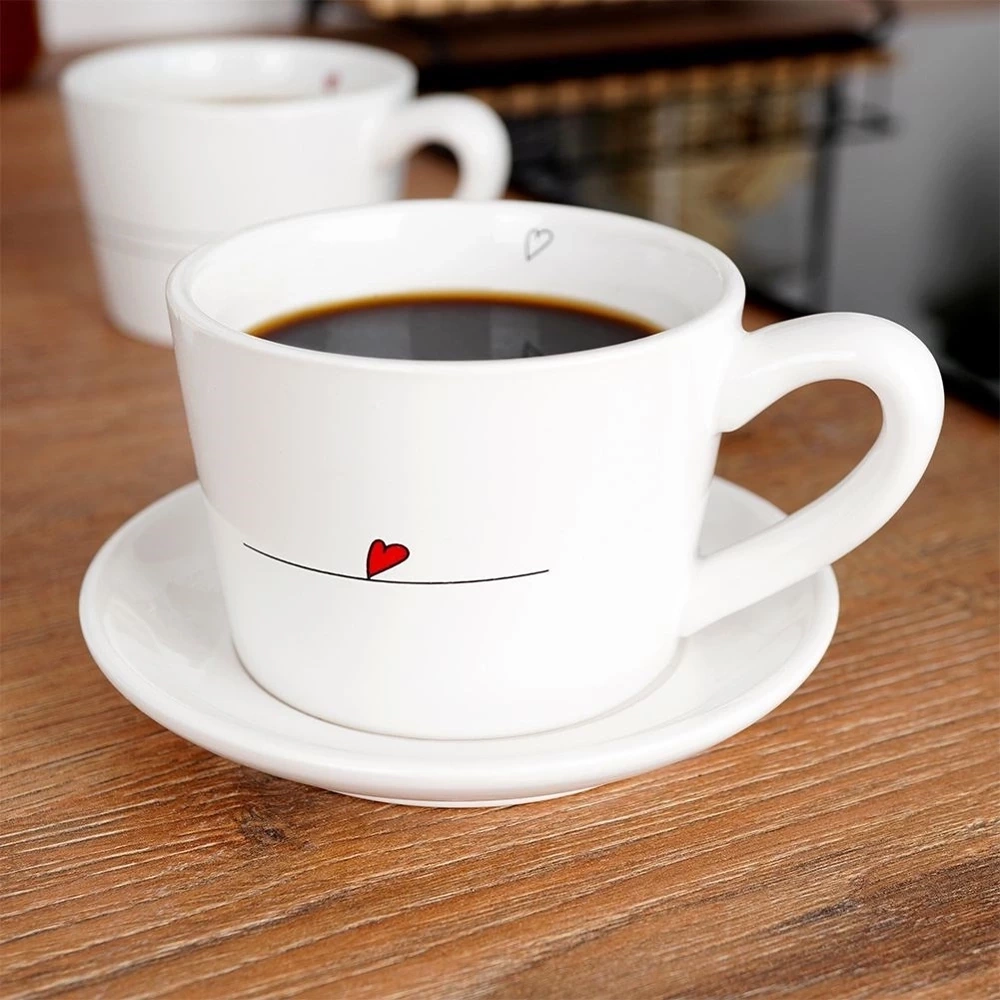 Kubki ceramiczne SERCE 200 ml 2 szt.