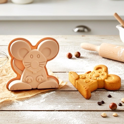 Forma do pieczenia silikonowa mysz 20x20x4,5 cm