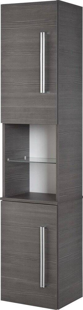 Szafka łazienkowa wisząca wysoka sosna antracyt 169 cm Lugano/Como