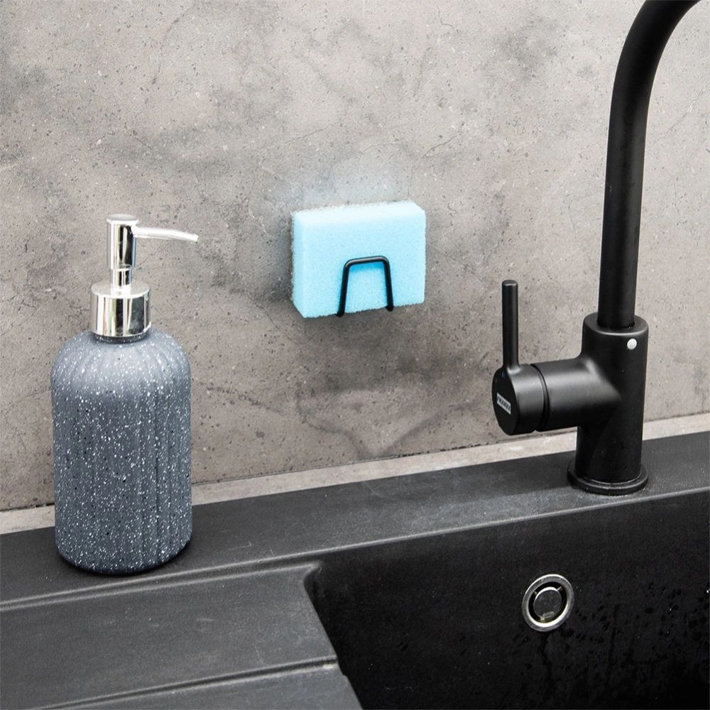 Haczyk wieszak samoprzylepny czarny BLACK 4,8x4,8 cm 2 szt.