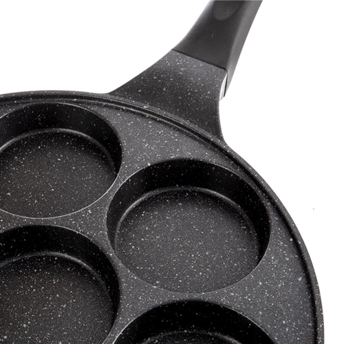 Patelnia do jajek granitowa 7 otworów GRANDE 27 cm