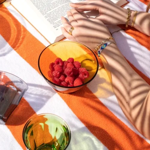 Miska salaterka bursztynowa 250 ml hartowane szkło Duralex