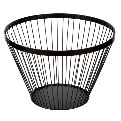 Koszyk na owoce metalowy czarny MISTY 30 cm