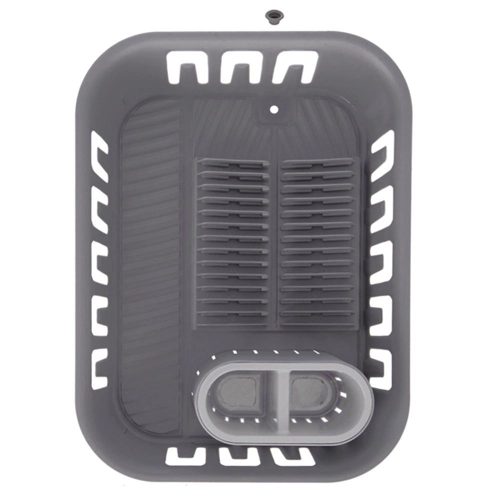 Suszarka na naczynia szara 39x29x11 cm