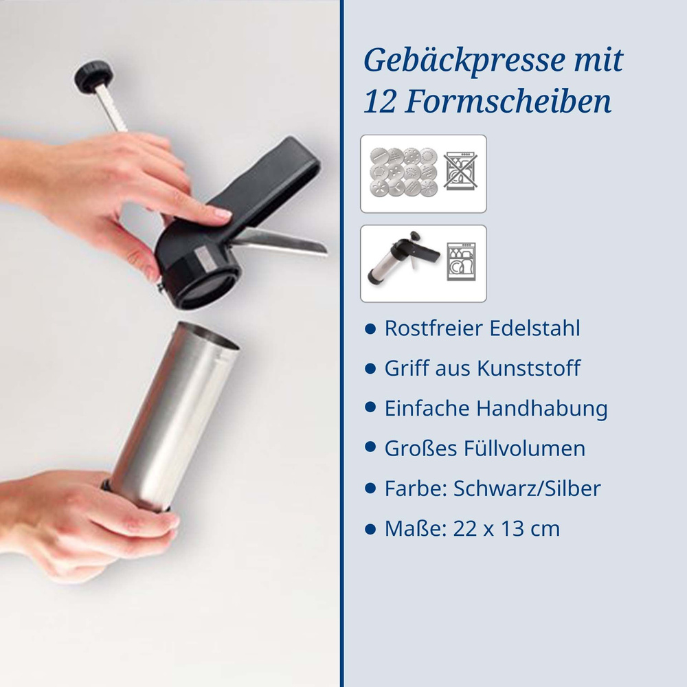 Praska do ciastek z 12 formami – idealny pomocnik w kuchni  Dr. Oetker