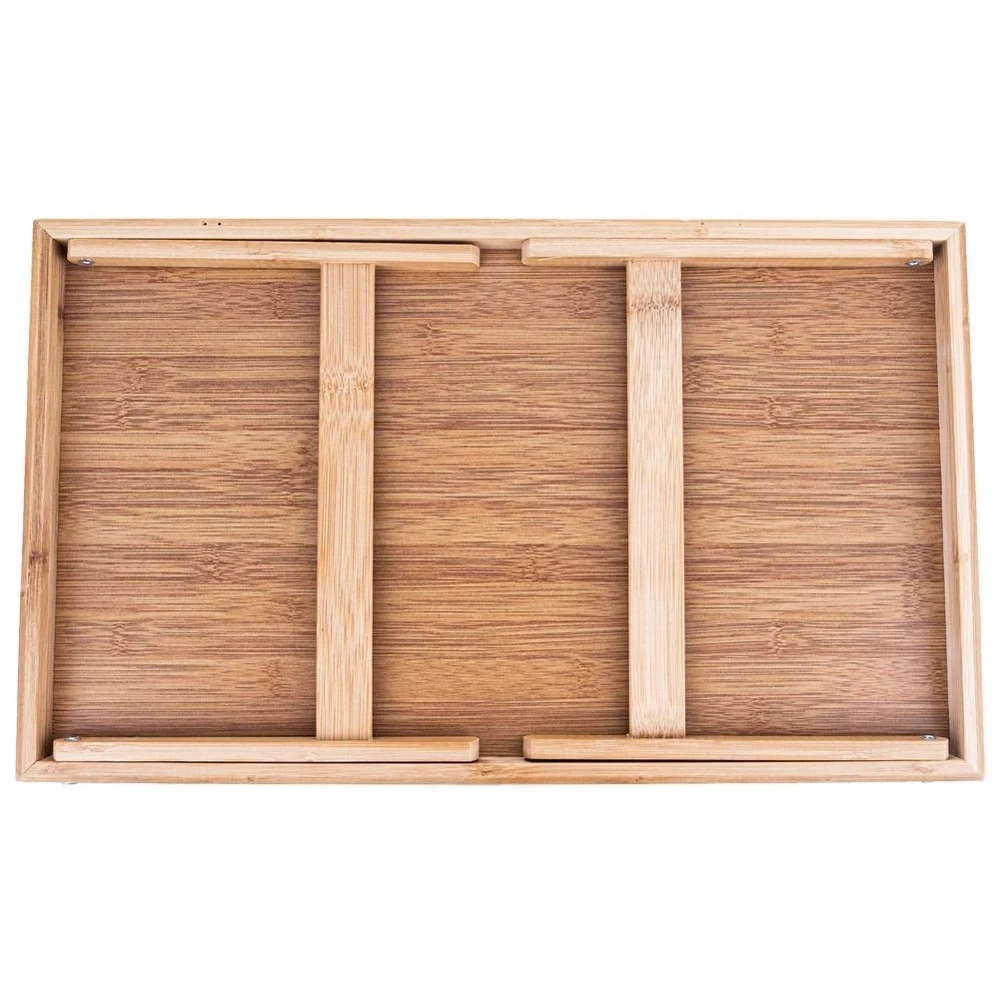 Stolik śniadaniowy bambusowy składany 50x30x24,5 cm