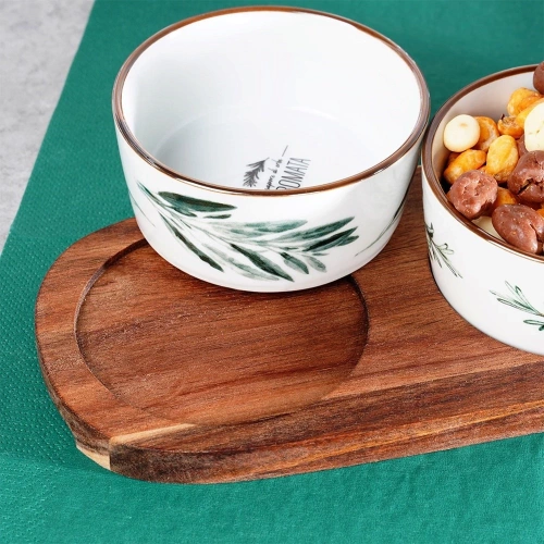 Miseczki na przekąski ceramiczne 30 cm 4 el.