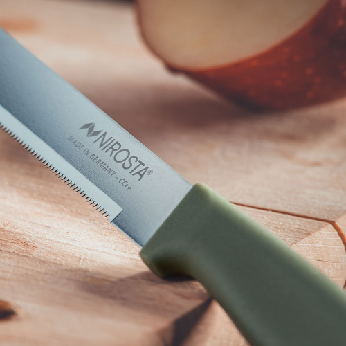 Nóż kuchenny Elemental, 9 cm, zielony Nirosta