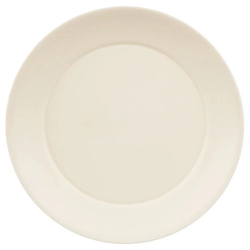 Talerze obiadowe płytkie plastikowe kremowe SANDY 23,5cm 6 szt.