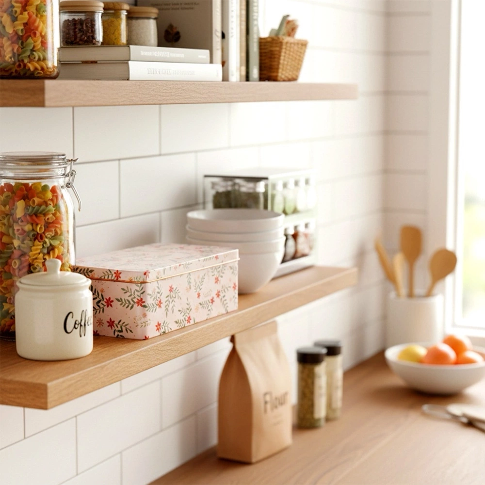 Pojemnik na ciastka metalowy puszka świąteczna 21,5x12x7 cm