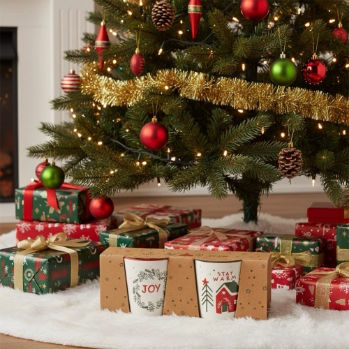 Kubki ceramiczne świąteczne 350 ml 2 szt.