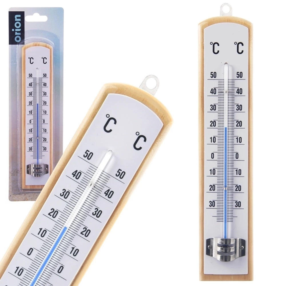 Termometr uniwersalny drewniany 21 cm