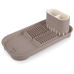 Suszarka na naczynia brązowa 39x19,5x11 cm