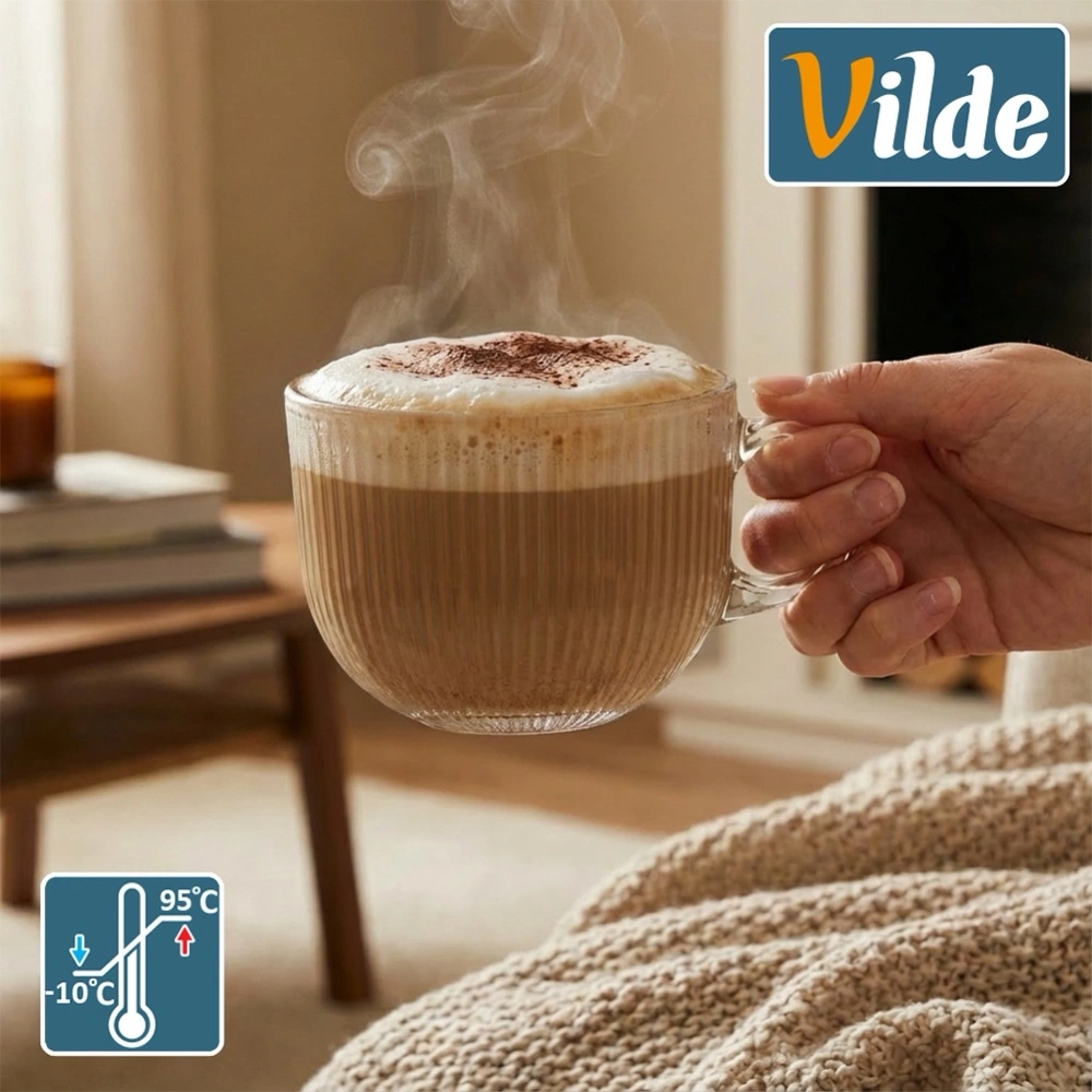 Szklanki do kawy i herbaty 470 ml 6 szt.