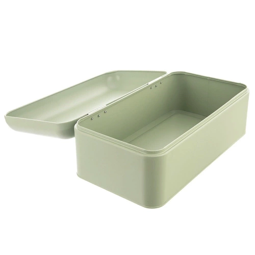 Chlebak metalowy zielony GREENISH 42,5x23x20 cm